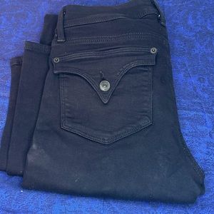 Hudson Jeans Womens 29 Black Denim Beth Baby Boot Cut Stretch 29x34